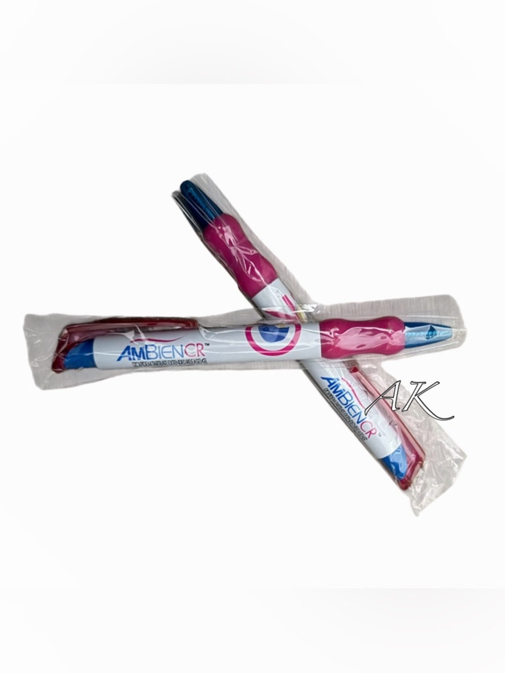 Set of 2 AMBIEN CR Drug Rep 
Promotional Pharmaceutical Pen